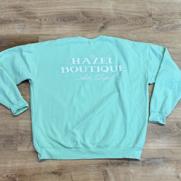 Hazel Mint Green Sweatshirt - Picture 1 of 6